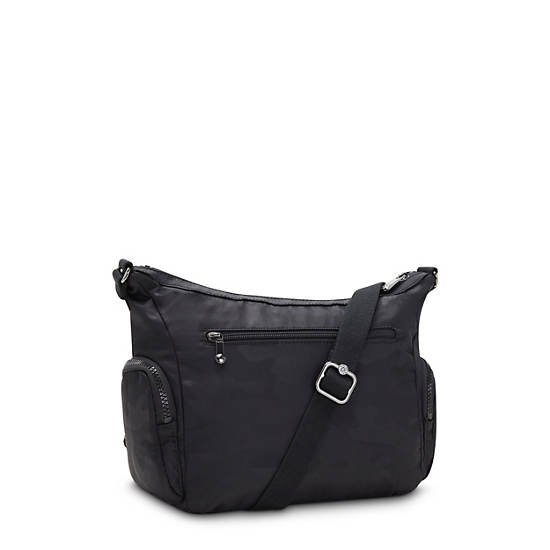 Bolsos Cruzados Kipling Gabbie Small Negros Camuflados | MX 1139EB